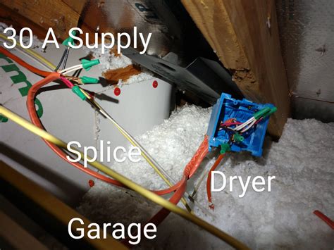 240 volt junction box splice|30 amp 240 circuit splice.